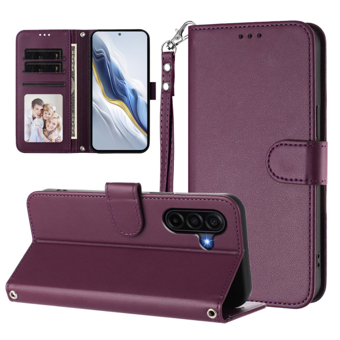 Housse Samsung Galaxy A37 Portefeuille Support avec Dragonne DINA