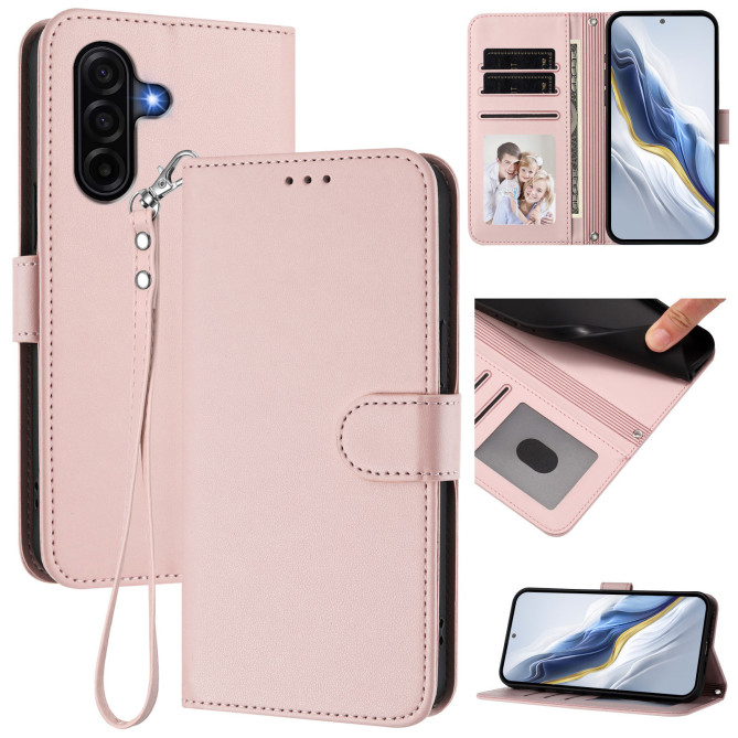 Housse Samsung Galaxy A37 Portefeuille Support avec Dragonne DINA