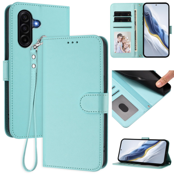 Housse Samsung Galaxy A37 Portefeuille Support avec Dragonne DINA