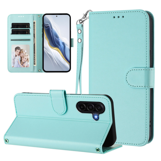 Housse Samsung Galaxy A37 Portefeuille Support avec Dragonne DINA