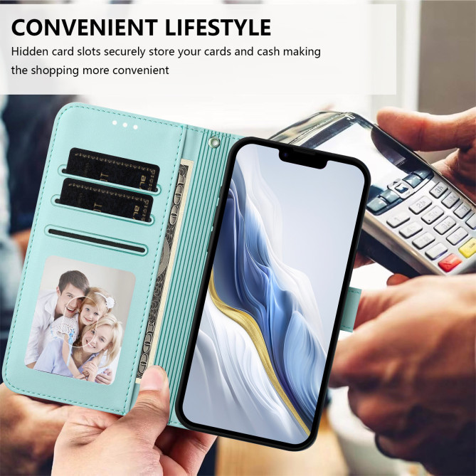 Housse Samsung Galaxy A37 Portefeuille Support avec Dragonne DINA