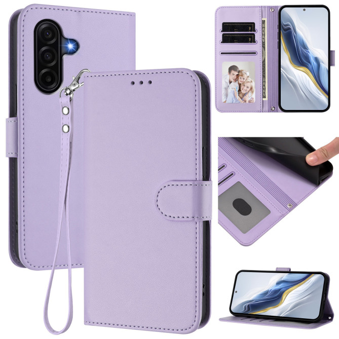 Housse Samsung Galaxy A37 Portefeuille Support avec Dragonne DINA