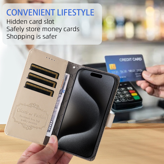 Housse Samsung Galaxy A37 Portefeuille RFID 3 Cartes