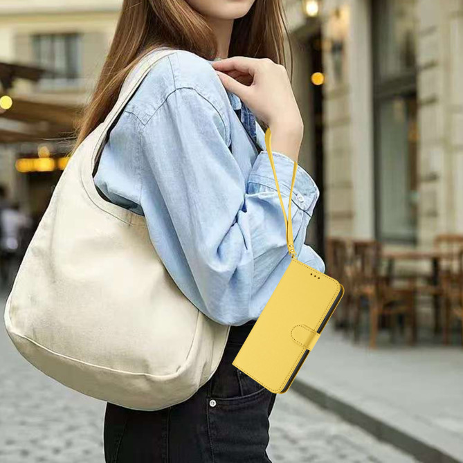 Housse Samsung Galaxy A37 Portefeuille Support avec Dragonne DINA