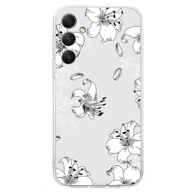 Coque Samsung Galaxy A37 Fleur Blanche