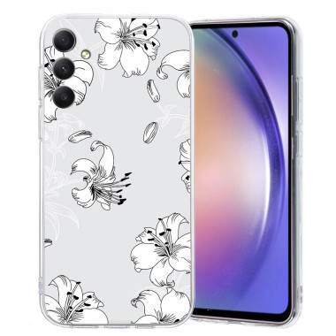 Coque Samsung Galaxy A37 Fleur Blanche