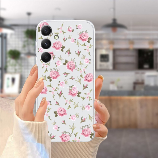 Coque Samsung Galaxy A37 Floral Rose