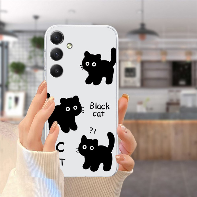 Coque Samsung Galaxy A37 Chat Noir