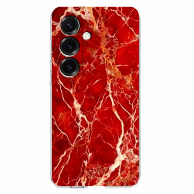 Coque Samsung Galaxy A37 Marbre Rouge