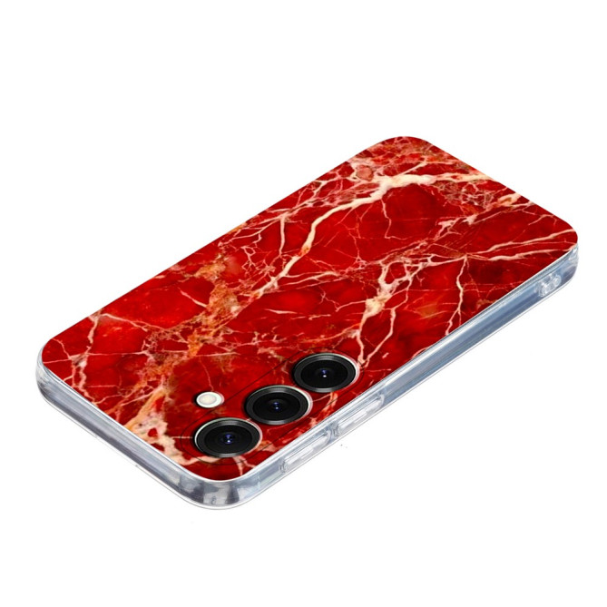 Coque Samsung Galaxy A37 Marbre Rouge