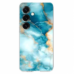 Coque Samsung Galaxy A37 Marbre Bleu