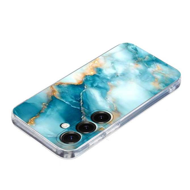 Coque Samsung Galaxy A37 Marbre Bleu