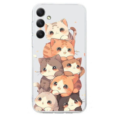 Coque Samsung Galaxy A37 Multiple Kittens Anti-Chocs