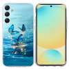 Coque Samsung Galaxy A37 Papillon Bleu Anti-Chocs