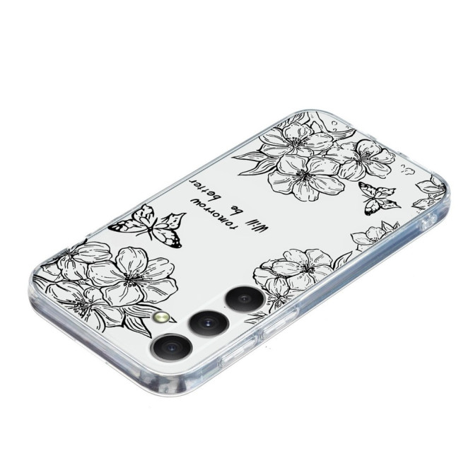 Coque Samsung Galaxy A37 Papillon Floral Anti-Chocs