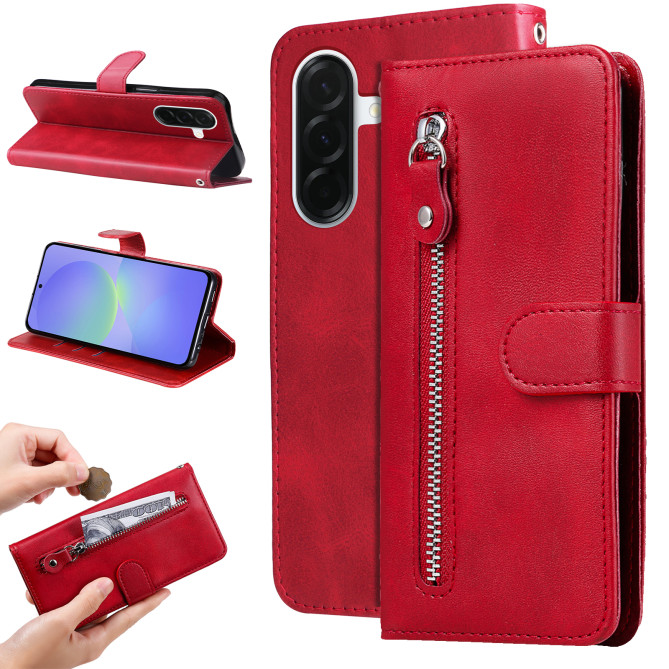 Housse Samsung Galaxy A37 Portefeuille Fermeture Éclair