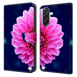Housse Samsung Galaxy A37 Pink Flowers Portefeuille Support