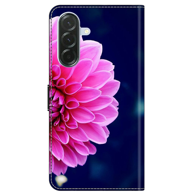 Housse Samsung Galaxy A37 Pink Flowers Portefeuille Support
