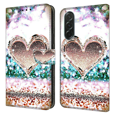 Housse Samsung Galaxy A37 Cœur Portefeuille Support