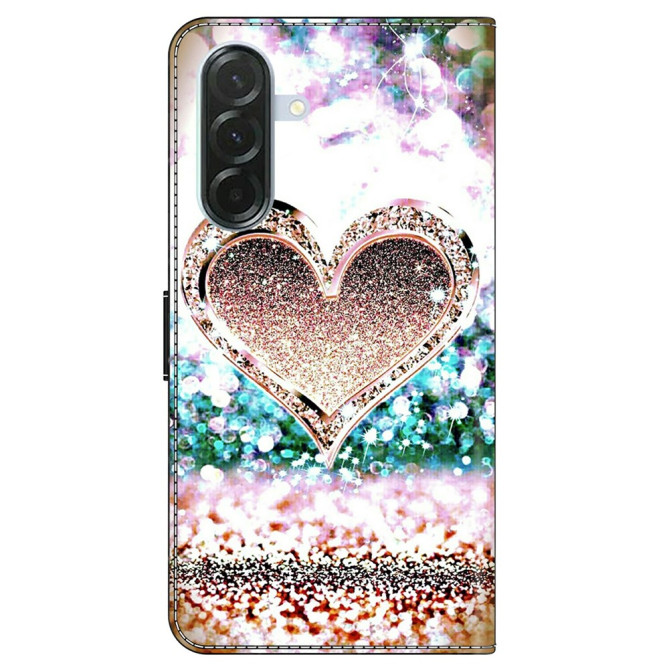 Housse Samsung Galaxy A37 Cœur Portefeuille Support