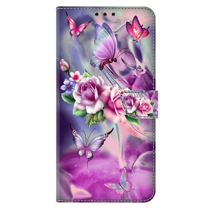 Housse Samsung Galaxy A37 Fleurs Portefeuille Support