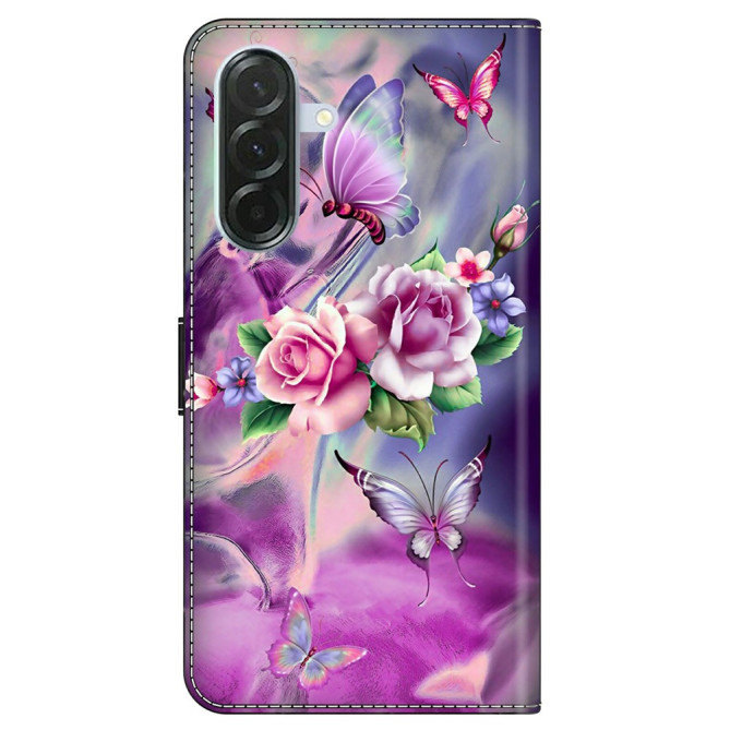 Housse Samsung Galaxy A37 Fleurs Portefeuille Support