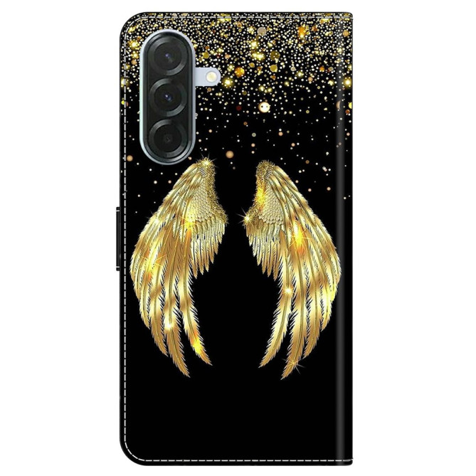 Housse Samsung Galaxy A37 Gold Wing Portefeuille Support