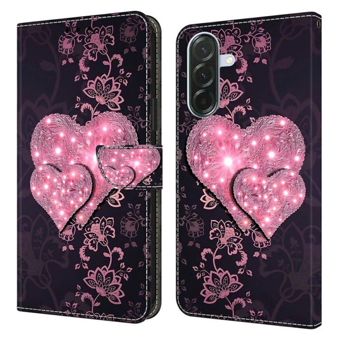 Housse Samsung Galaxy A37 Cœur Portefeuille Support ALBA