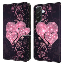 Housse Samsung Galaxy A37 Cœur Portefeuille Support ALBA