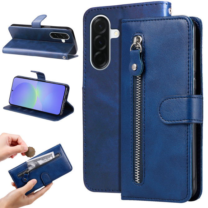 Housse Samsung Galaxy A37 Portefeuille Fermeture Éclair