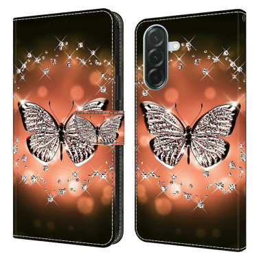 Housse Samsung Galaxy A37 Papillon Cristal Portefeuille Support