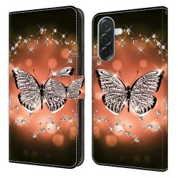 Housse Samsung Galaxy A37 Papillon Cristal Portefeuille Support