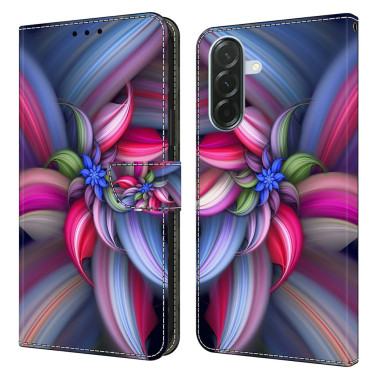 Housse Samsung Galaxy A37 Colorful Flowers Portefeuille Support