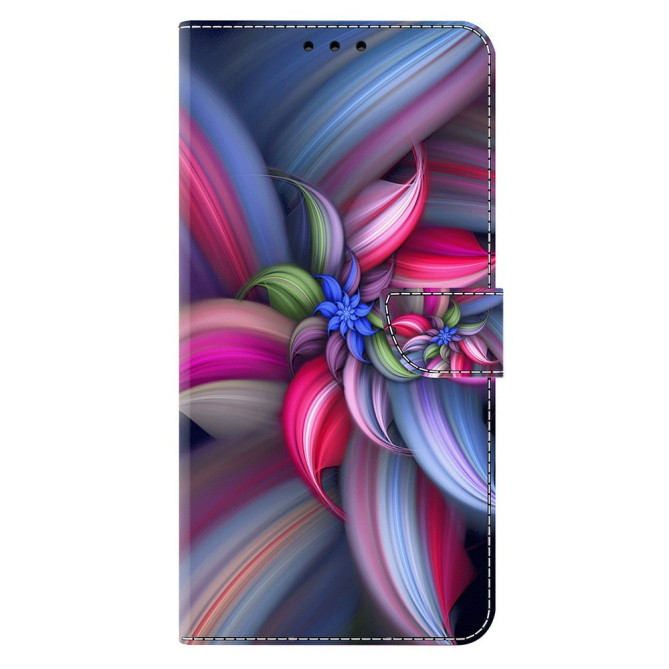 Housse Samsung Galaxy A37 Colorful Flowers Portefeuille Support