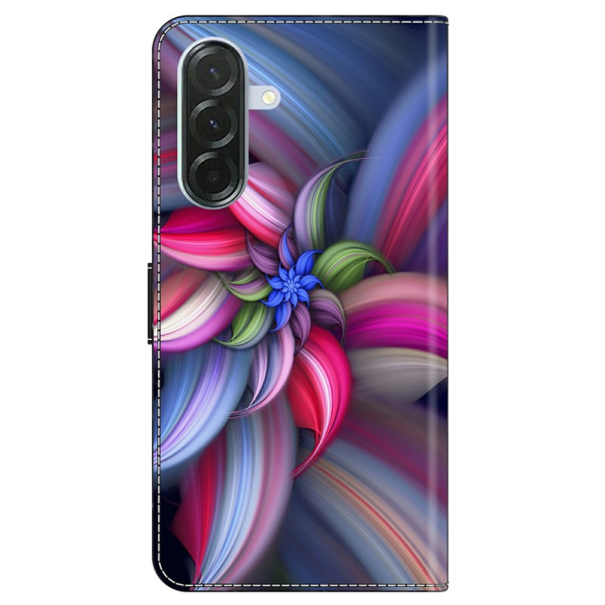 Housse Samsung Galaxy A37 Colorful Flowers Portefeuille Support