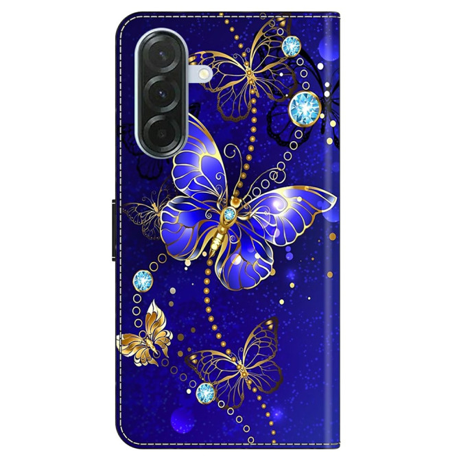 Housse Samsung Galaxy A37 Papillon Diamant Portefeuille Support ALBA