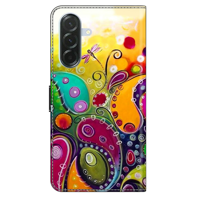 Housse Samsung Galaxy A37 Colorful Flower Portefeuille Support