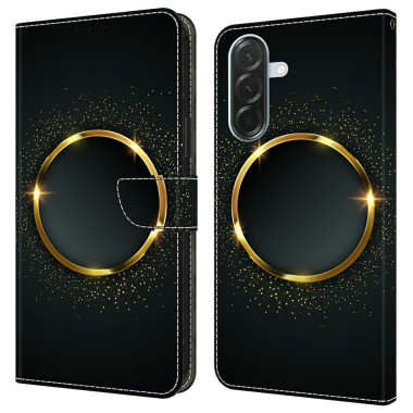 Housse Samsung Galaxy A37 Gold Ring Portefeuille Support