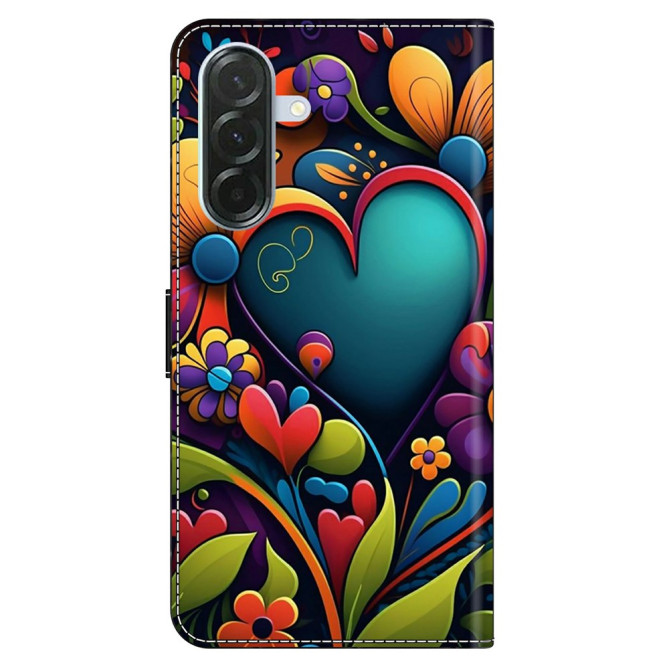 Housse Samsung Galaxy A37 Paint Flower Portefeuille Support