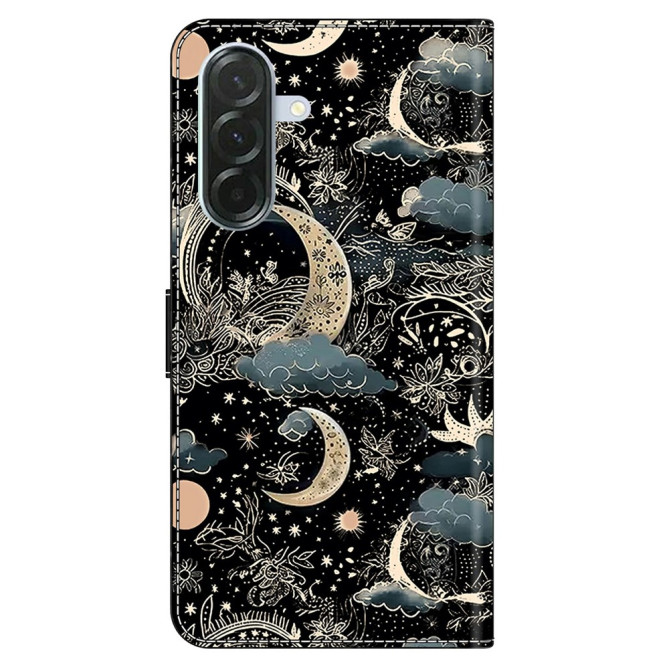 Housse Samsung Galaxy A37 Lune Portefeuille Support