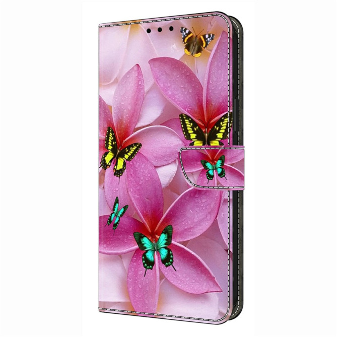 Housse Samsung Galaxy A37 Papillon Floral Portefeuille Support BRIA