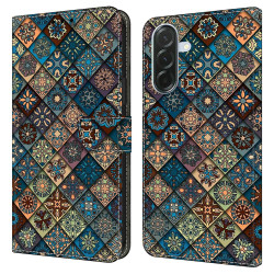 Housse Samsung Galaxy A37 Floral Portefeuille Support ALBA