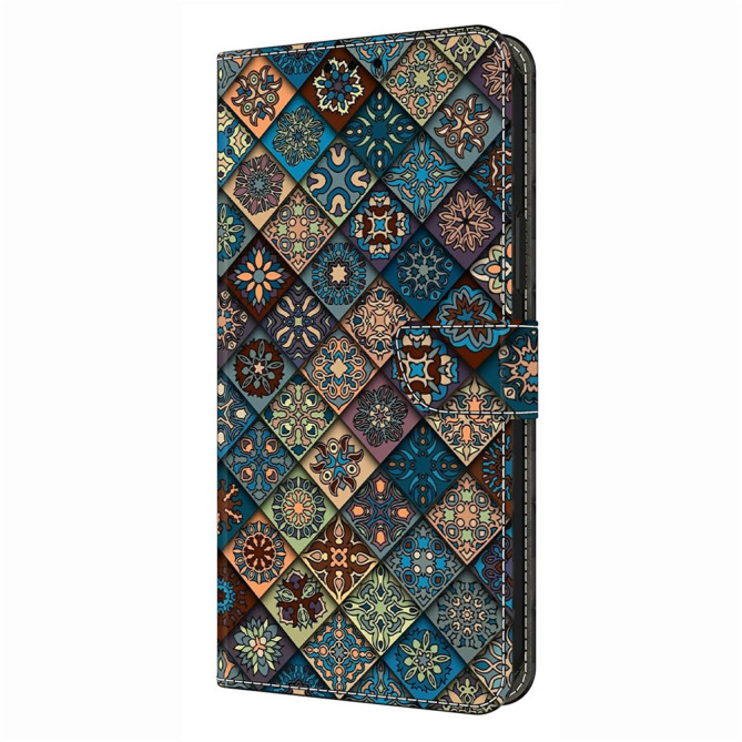 Housse Samsung Galaxy A37 Floral Portefeuille Support ALBA