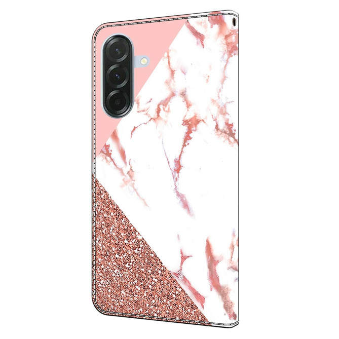 Housse Samsung Galaxy A37 Marbre Portefeuille Support