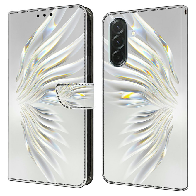 Housse Samsung Galaxy A37 Crystal Wings Portefeuille Support