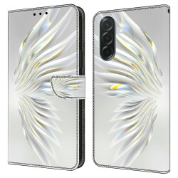 Housse Samsung Galaxy A37 Crystal Wings Portefeuille Support