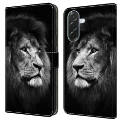 Housse Samsung Galaxy A37 Lion Portefeuille Support