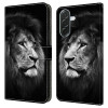 Housse Samsung Galaxy A37 Lion Portefeuille Support