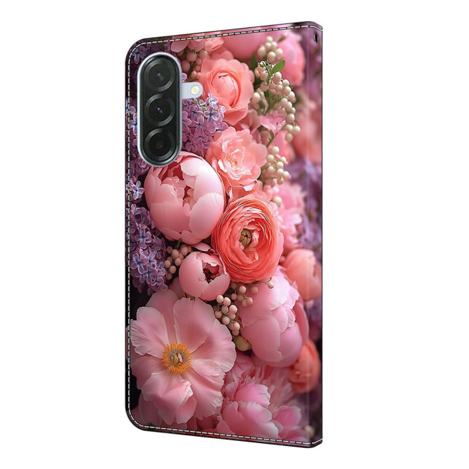 Housse Samsung Galaxy A37 Ranunculaceae Portefeuille Support