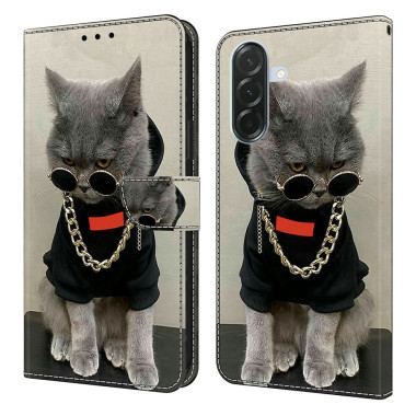 Housse Samsung Galaxy A37 Chat Portefeuille Support BRIA